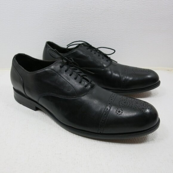 Cole Haan Medallion Cap Toe Leather Dress Oxfords Men\'s Footwear Dress Shoes 12 main image 6